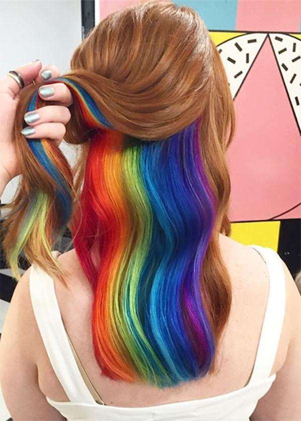 Hairstyles with colors