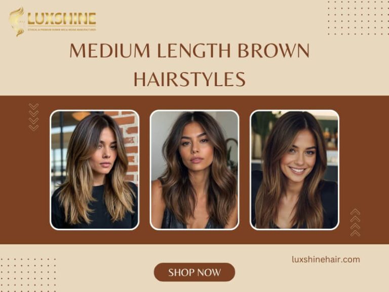 Medium Length Brown Hairstyles