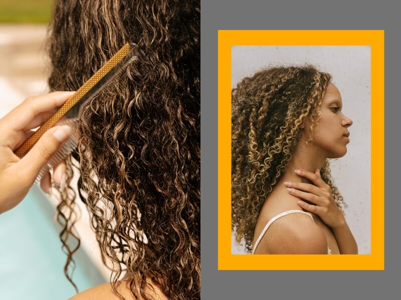 How To Thin Out A Curly Wig 03 05 2025 4 - Luxshine Hair Brush the entire section of hair to remove extra hair