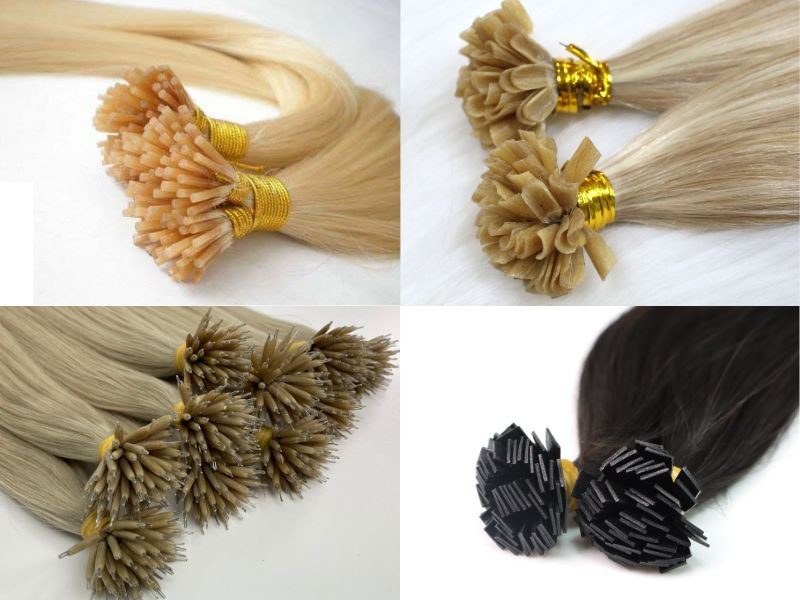 K tips are a type of hair extension in which a thin, flattened keratin bond