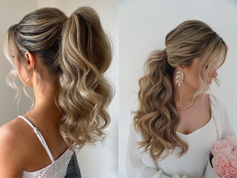 The voluminous ponytails are the most popular types of ponytail