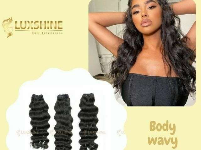 Body Wavy Weave Hair Extension Of Luxshine