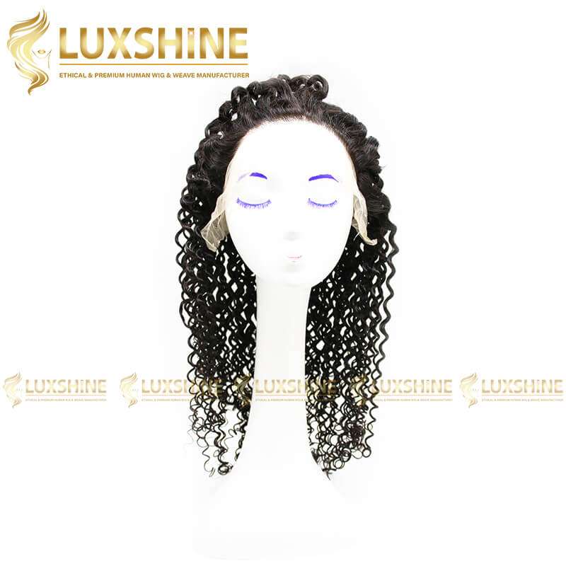 Luxshine 1b Deep Wavy Full Lace Wig 4