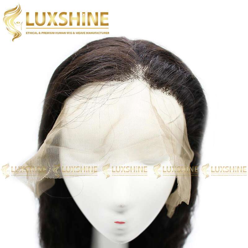 Luxshine 1b Water Body Wavy Full Lace Wig 4