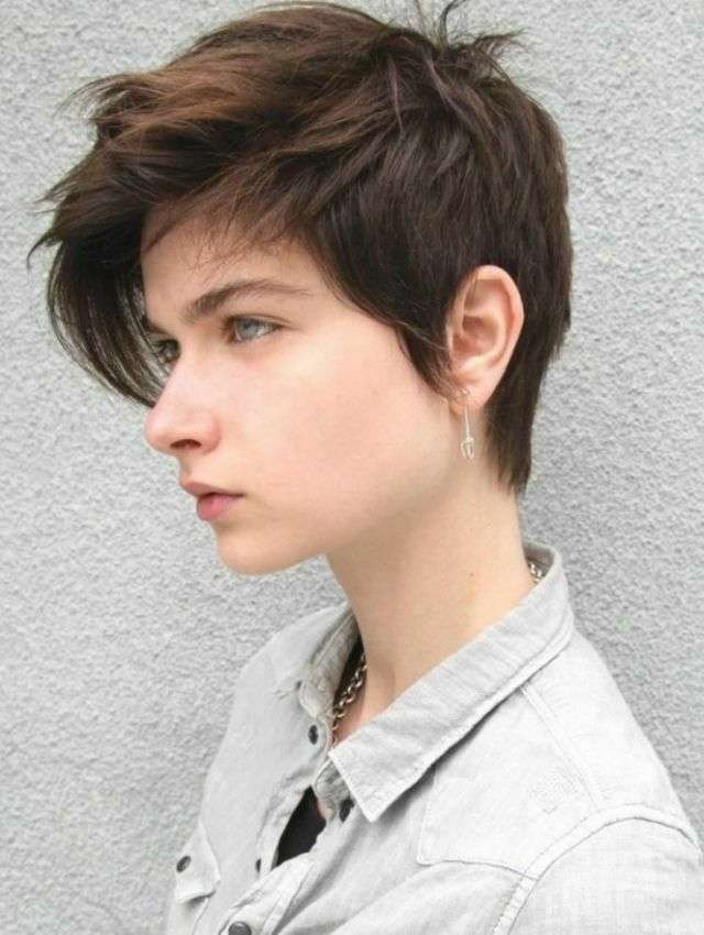 Tomboy Messy Hairstyle