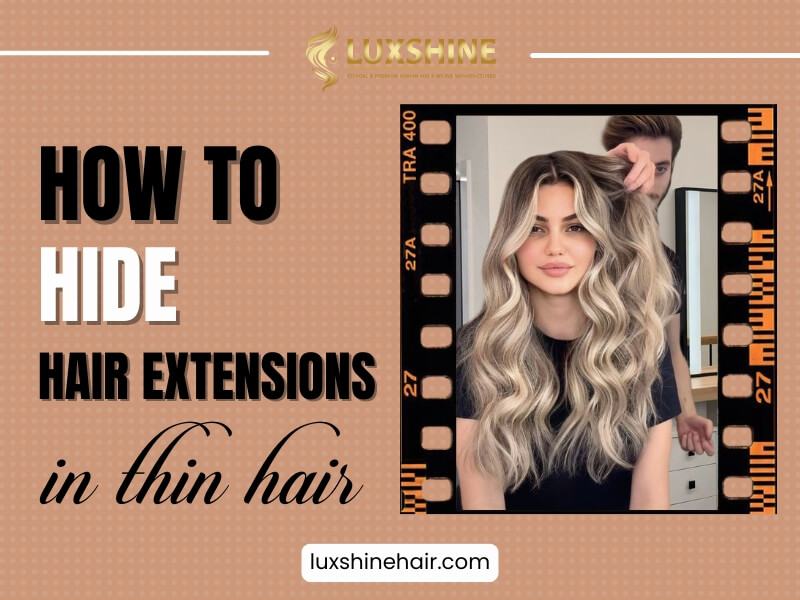 How to Hide Hair Extensions in Thin Hair