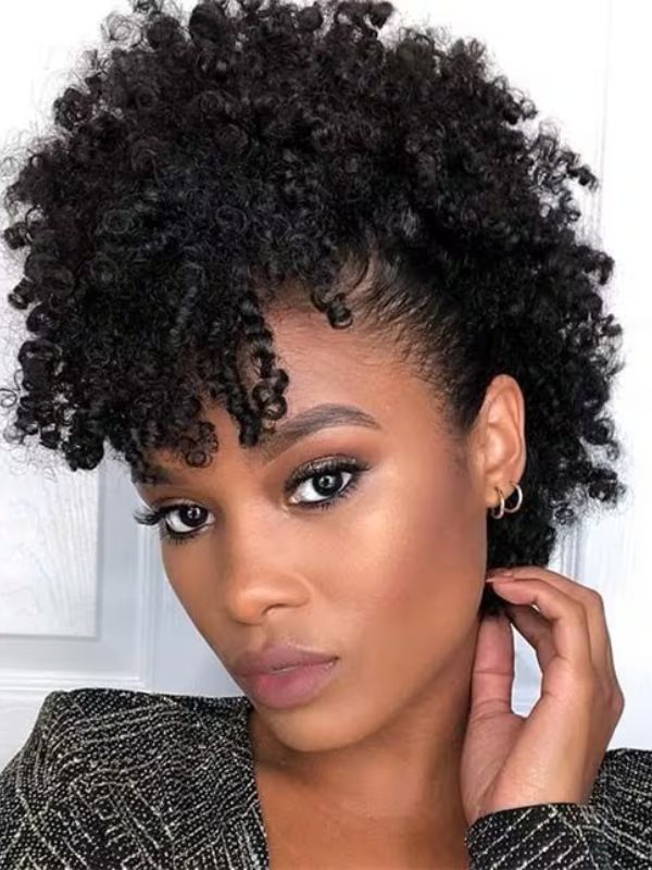 Fake hawk short wet and wavy weave hairstyles 