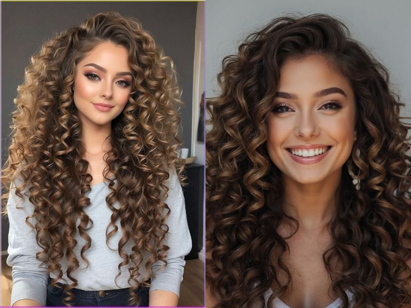 Voluminous curls - Mexican hairstyles