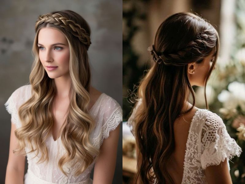 Braid crown hairstyle - Special occasions like weddings, proms, or festive celebrations