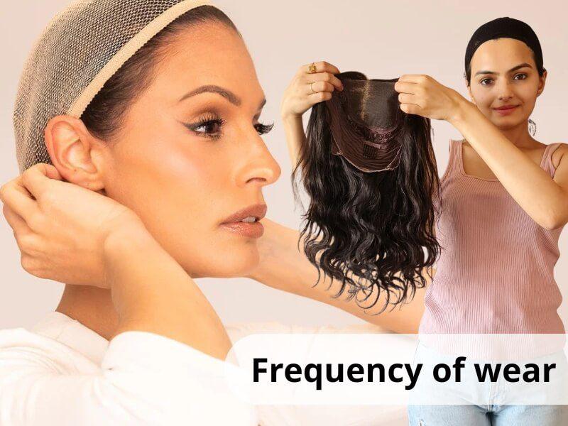 Frequency of wear