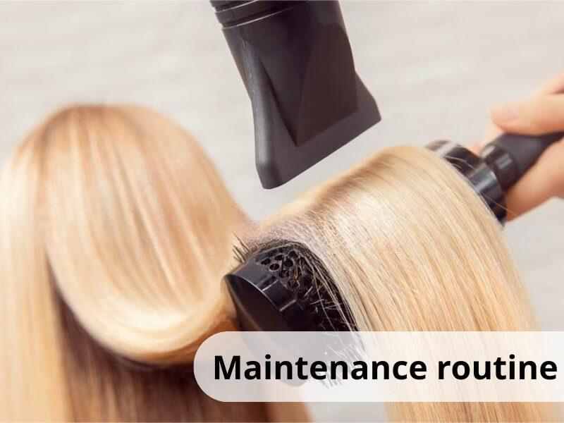 Regular maintenance routine