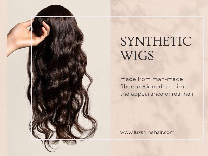 What are synthetic hair wigs?