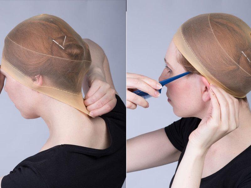 Wear a silk or satin wig cap
