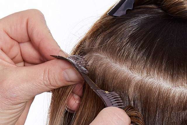 Clip in - hair extensions for short hair