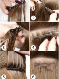 How to apply for beaded weft extensions
