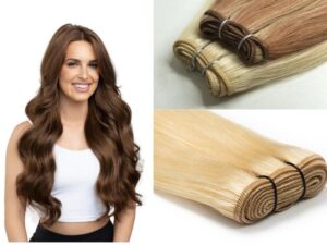 Most natural-looking hair extensions: machine weft hair