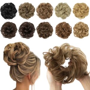 Wrap-around hair extension bun