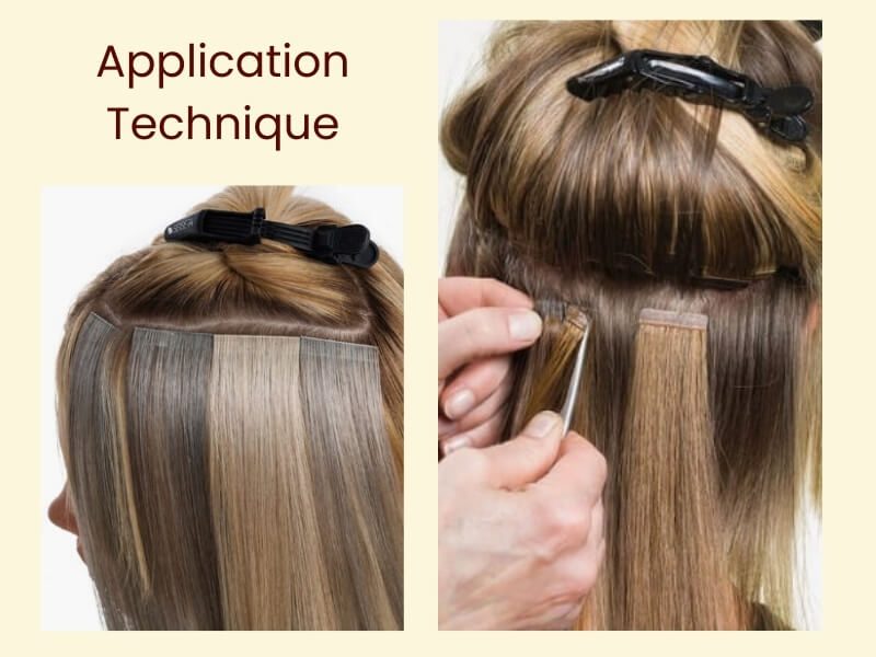 How Long Do Tape in Extensions LaAApplication technique affects "how long do tape in extensions last?"st