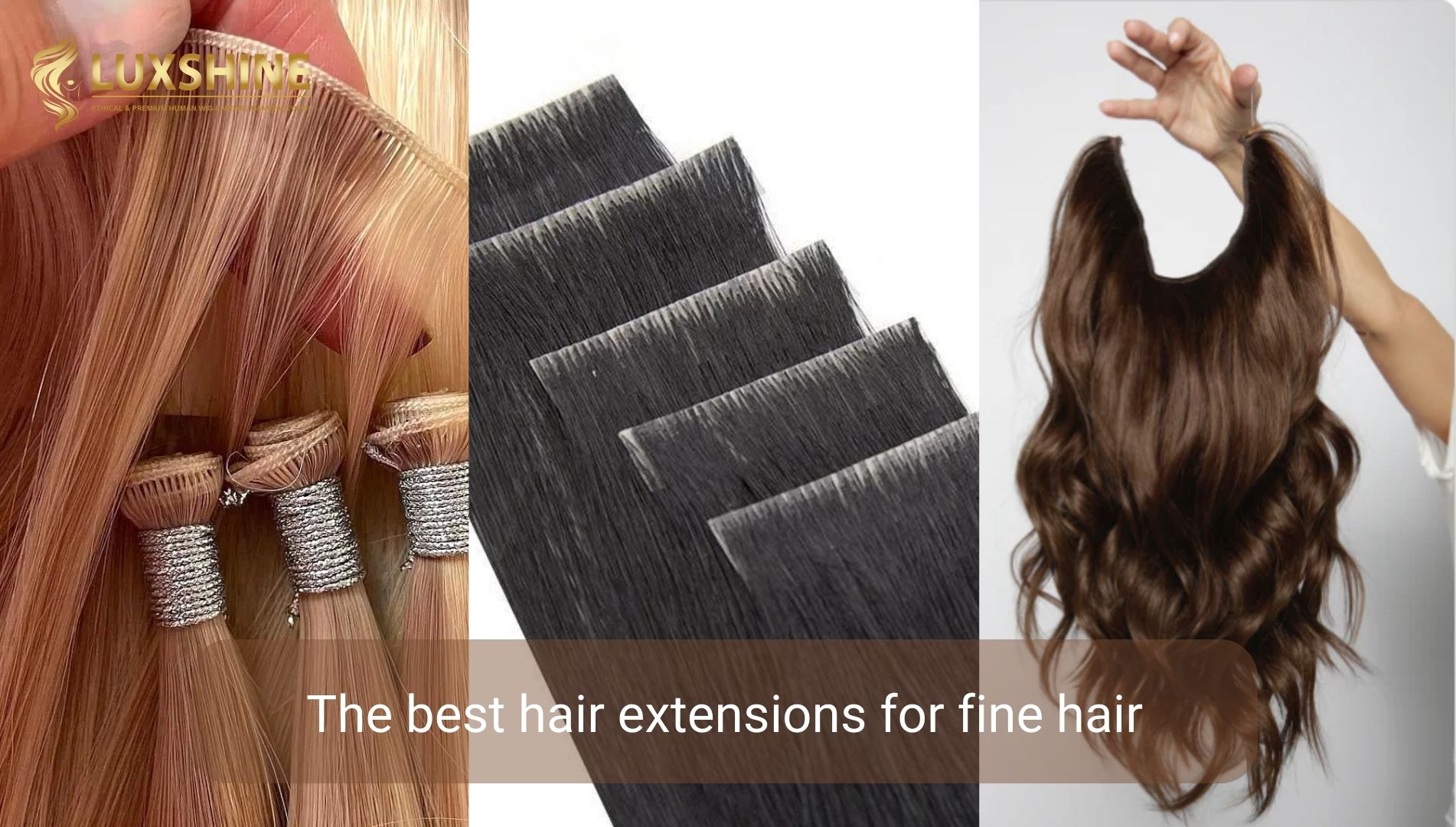 Top 3 best hair extensions for fine hair