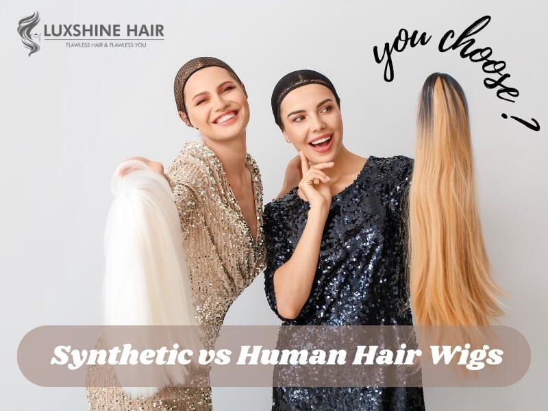 Synthetic vs Human Hair Wigs