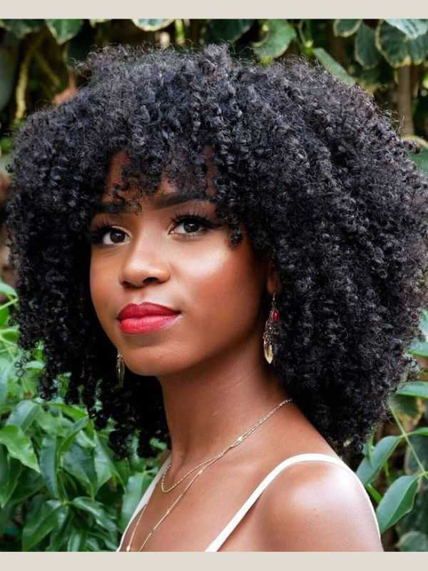 Voluminous Afro Frontal Curly Wig Hairstyles