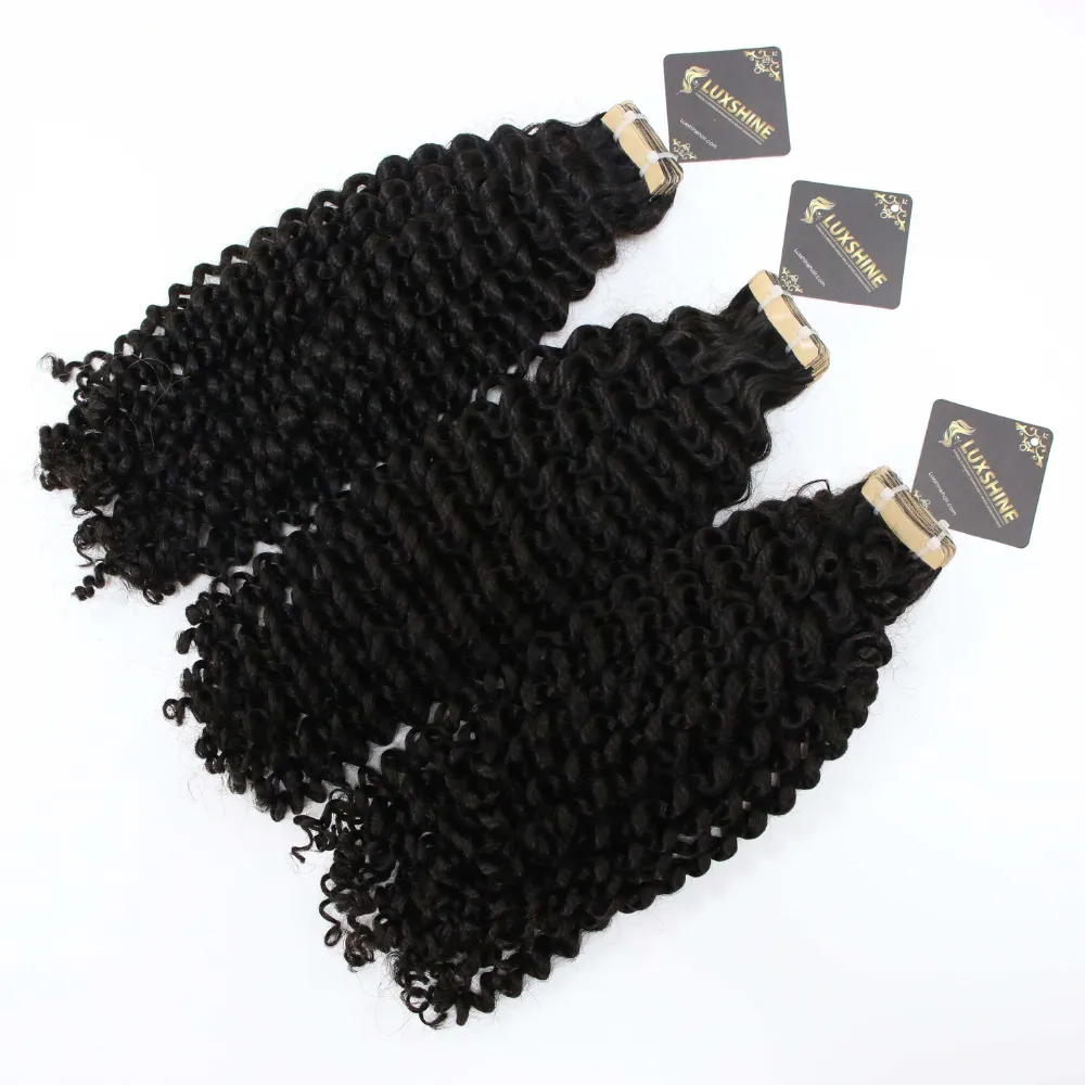 Deep Curly Tape In Hair Extensions