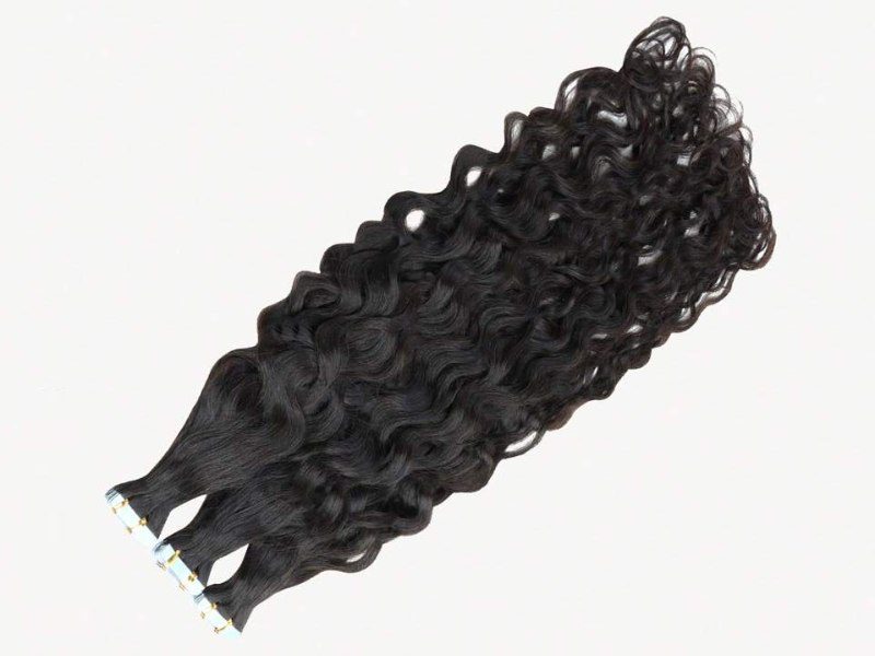 Deep Wavy Tape In Hair Extensions