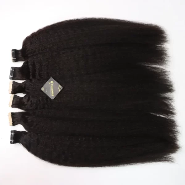 Kinky Straight Tape In Hair Extensions
