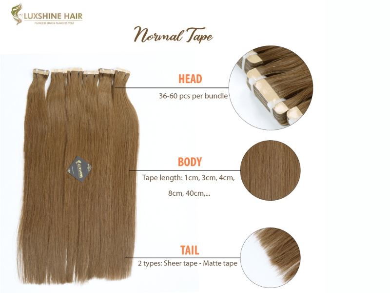 Kinky Straight Tape In Hair Extensions