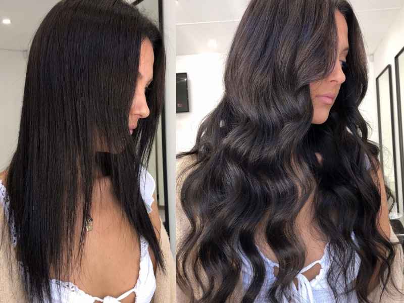 Black Weft Hair Extensions