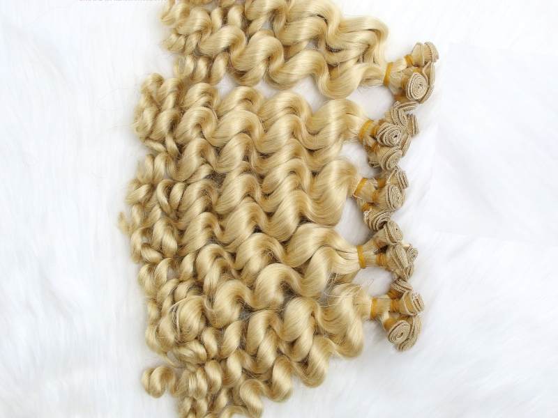 Body Wavy Hand Tied Weft Extensions