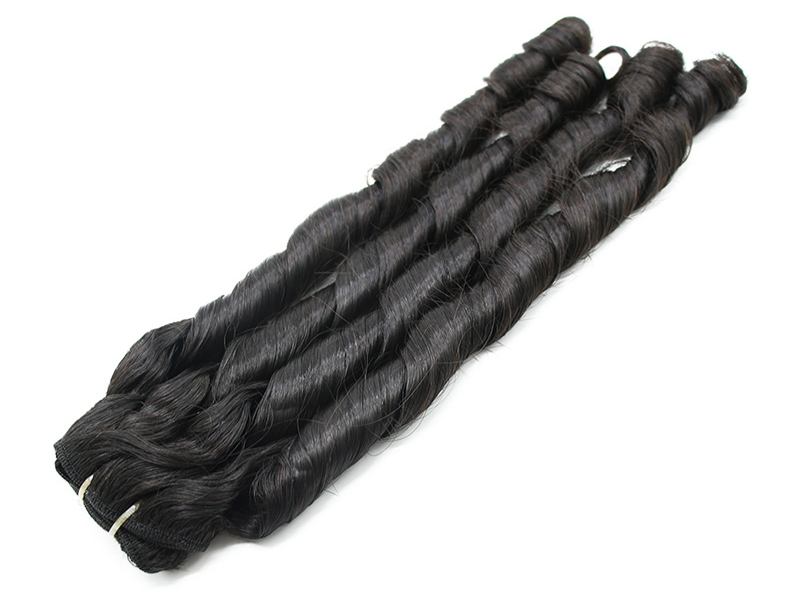 Fumi Curly Machine Weft Hair Extensions