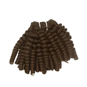 Kinky Curly Machine Weft Hair Extensions