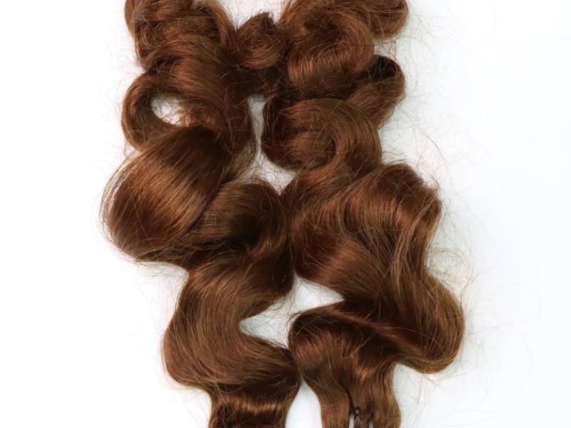 Natural Wavy Hand Tied Weft Extensions