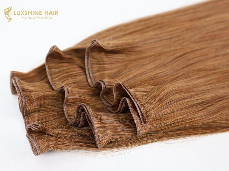Genius wefts are a perfect choice to create a ponytail with weft