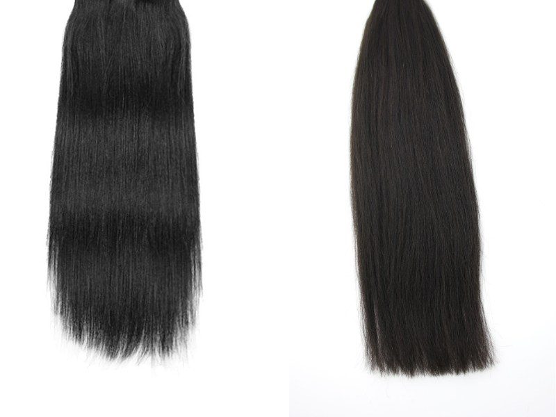 Yaki Straight Hand Tied Weft Extensions