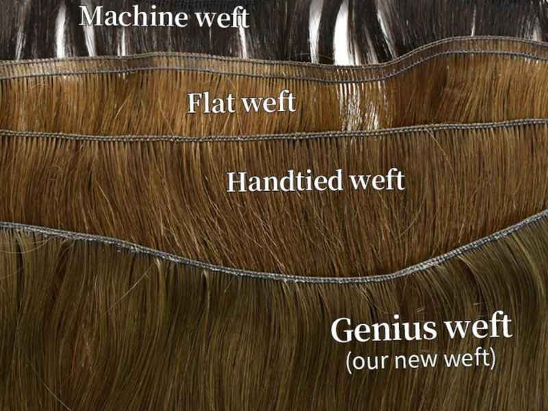 There are a variety of options when it comes to weft hair extensions 