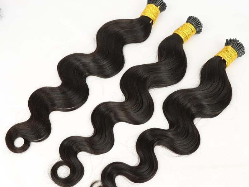 Body Wavy I-Tip Hair Extensions
