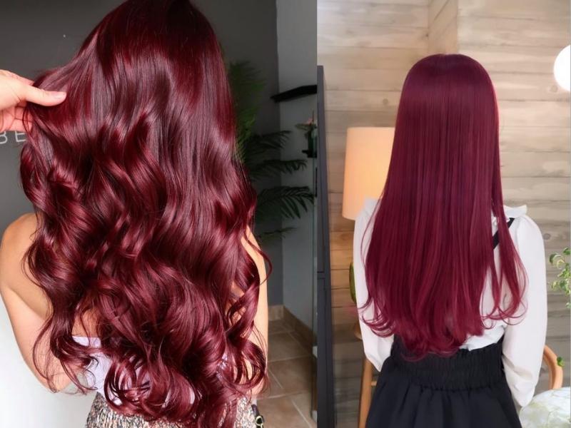 Red I-Tip Hair Extensions