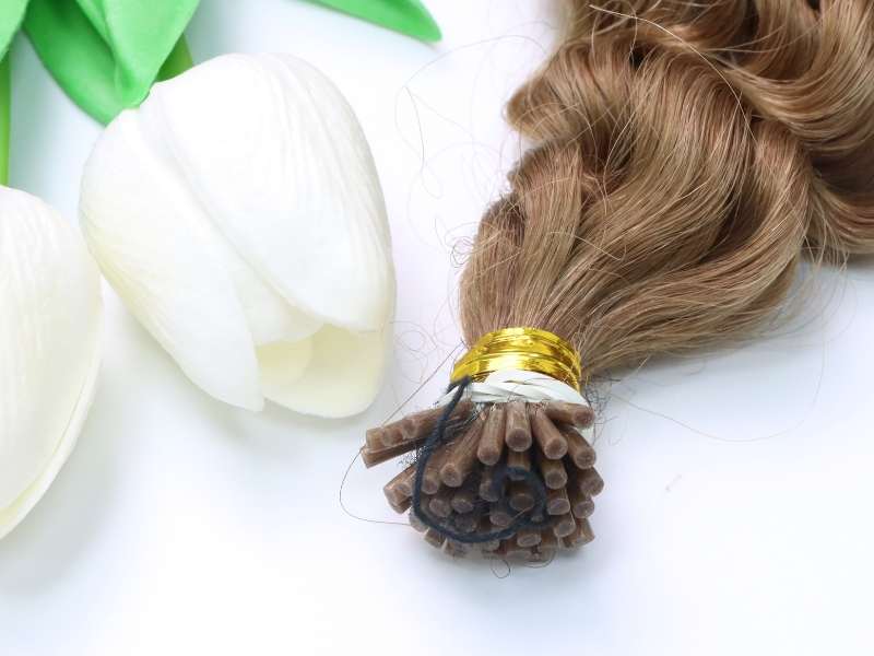 Romantic Curly I-Tip Hair Extensions