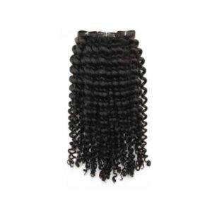 Deep Curly Flat Weft Hair Extensions