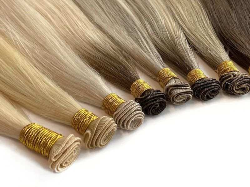 What is hand tied extensions?