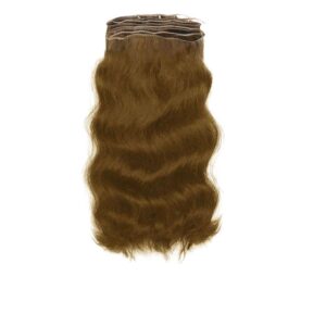Natural Wavy Single Layer Silky Flat Weft Hair Extensions
