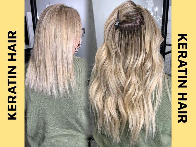 Tape In Extensions Vs K Tip 05 06 2025 2 - Luxshine Hair Transformation before and after k tip hair extensions