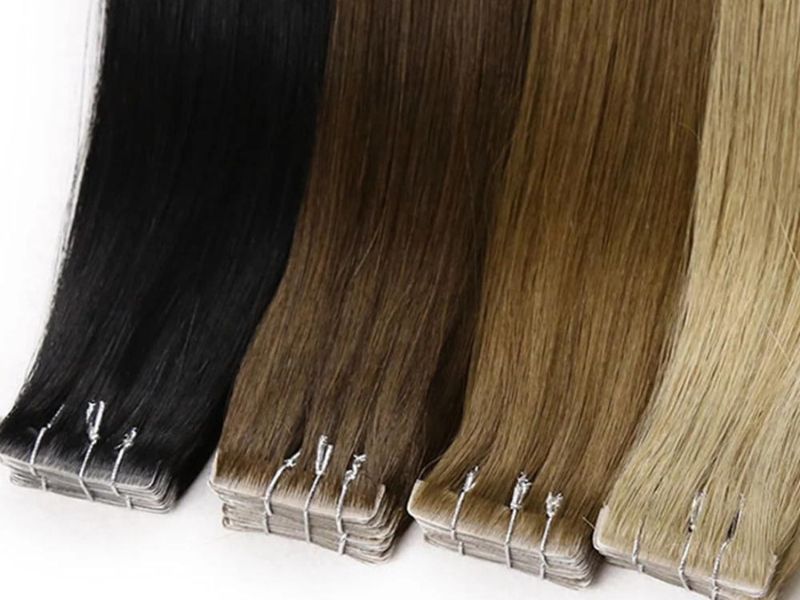 Tape in hair extensions 