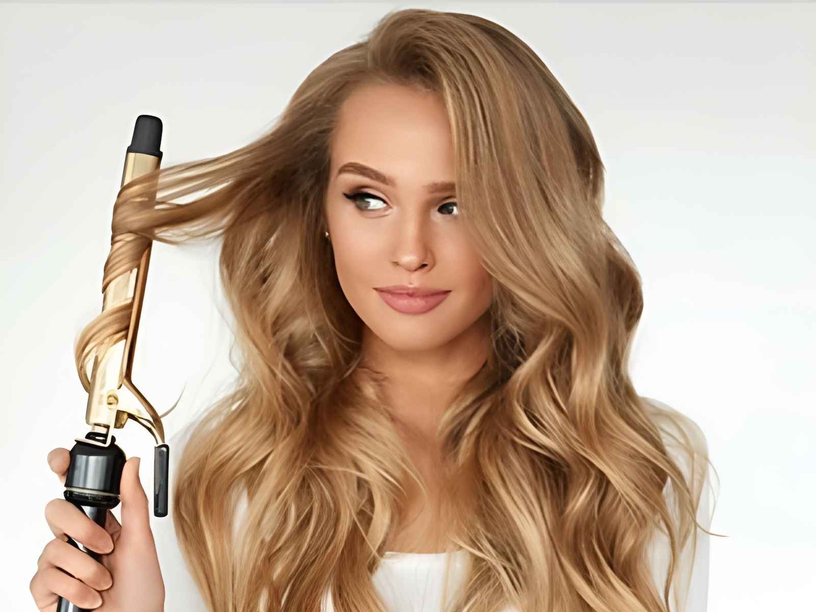 Use a low heat setting with halo hair extensions