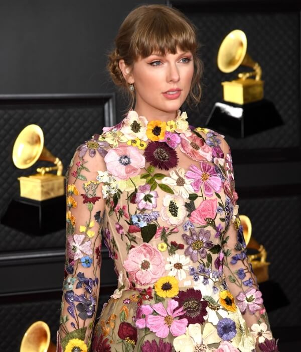 Taylor Swift at the 2021 Grammys