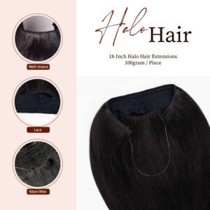 18-Inch Halo Hair Extensions