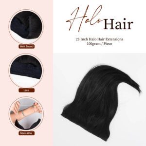 22-Inch Halo Hair Extensions