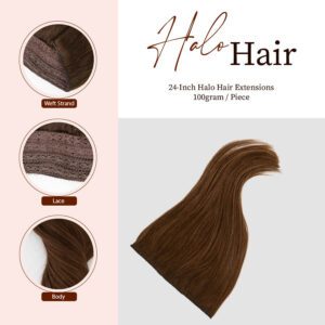 24-Inch Halo Hair Extensions